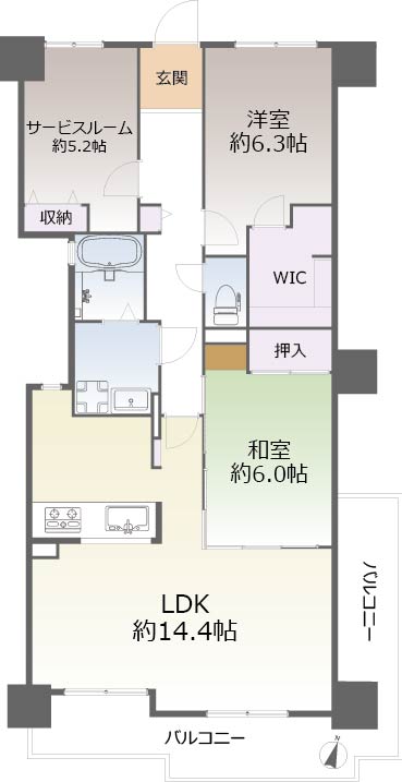 アジュール宝塚南口