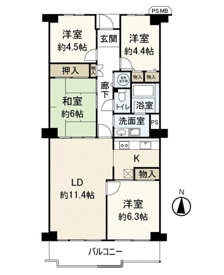サンハイツ宝塚五月台A棟