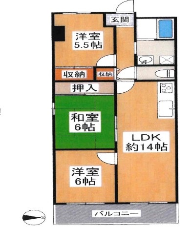 サンハイツ逆瀬川