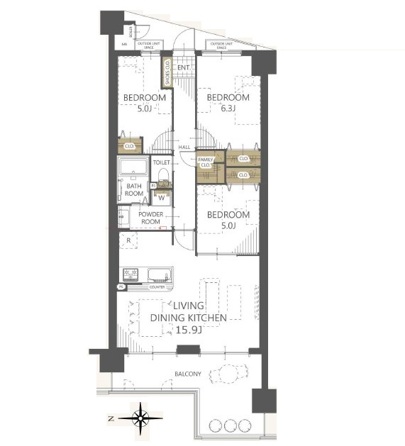 ラ・ビスタ宝塚ウエストウイング・オクシア